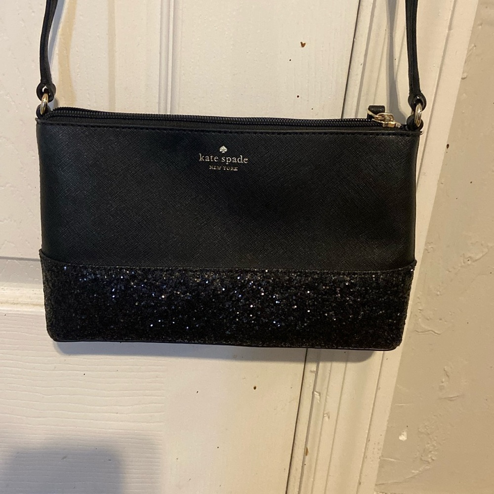 Kate spade small glitter crossbody